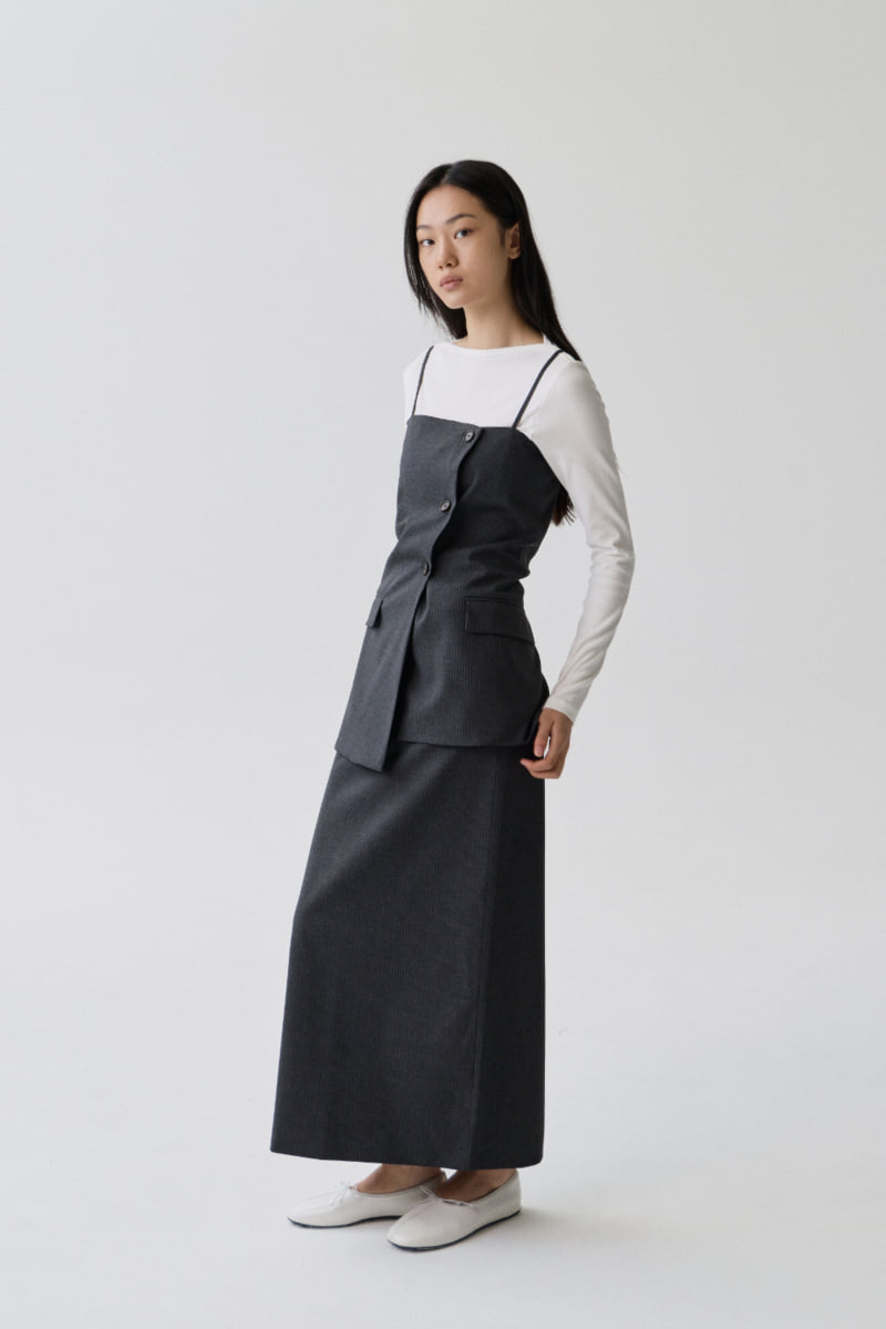 Understanding - Korean Women Fashion - #womensfashion - Pinstripe Bustier - 7