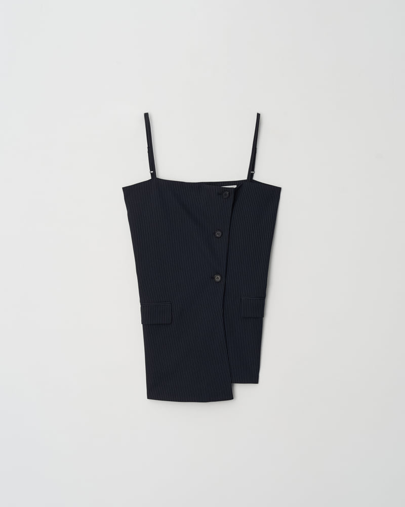 Understanding - Korean Women Fashion - #womensfashion - Pinstripe Bustier - 9