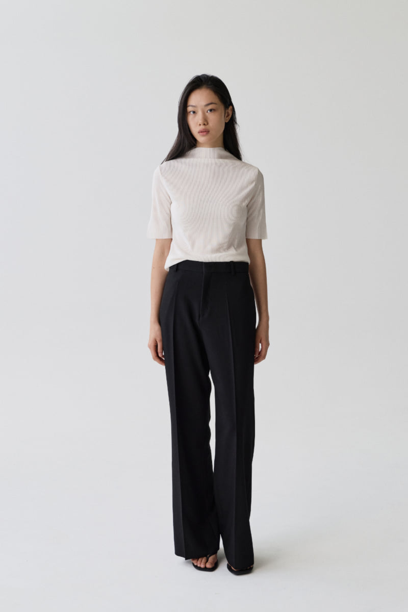 Understanding - Korean Women Fashion - #womensfashion - Sleeve Slit Pleats Tee - 2
