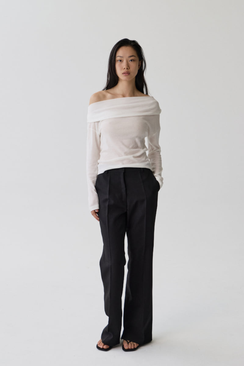 Understanding - Korean Women Fashion - #womensfashion - One Off-Shoulder Tee - 6