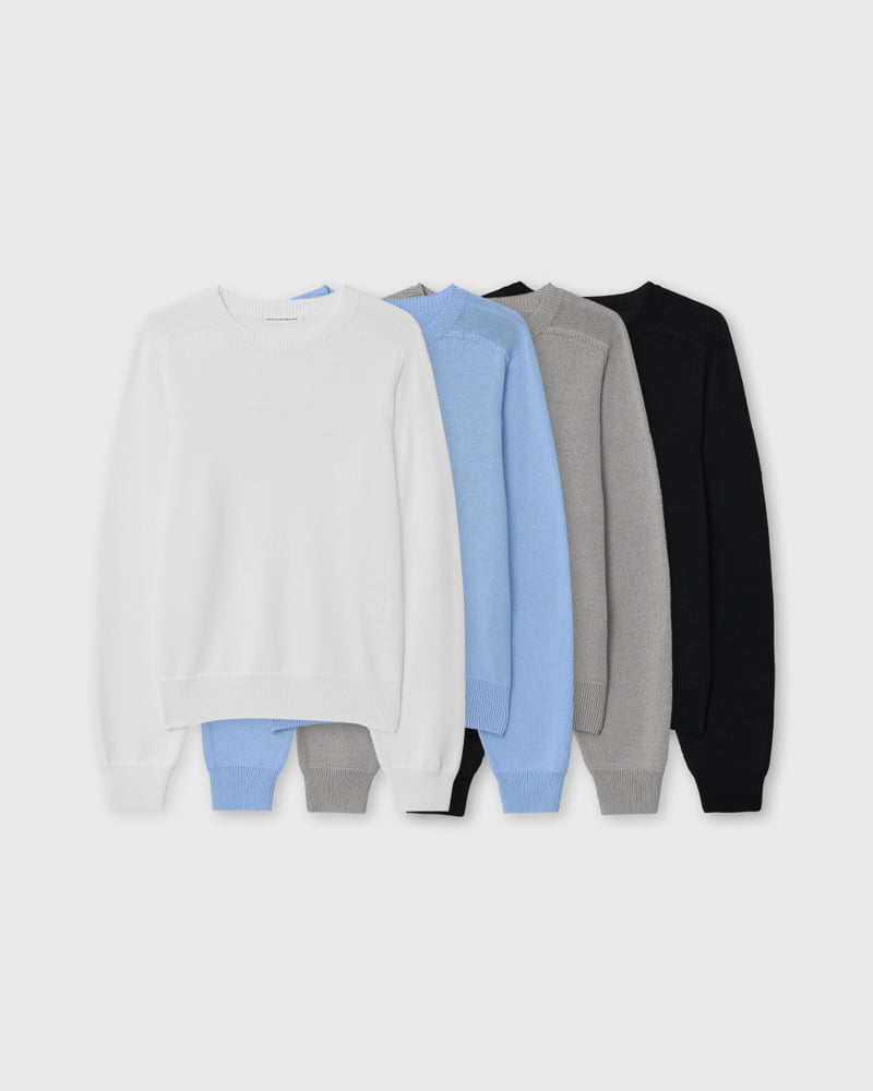 Understanding - Korean Women Fashion - #womensfashion - Whole Garment RN Round Knit