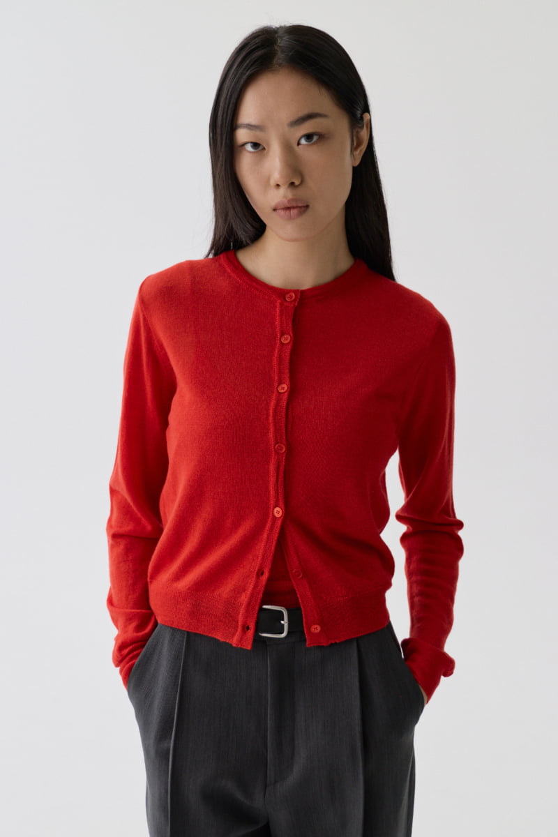 Understanding - Korean Women Fashion - #womensfashion - Round Knit Cardigan (Sleeveless Set) - 2