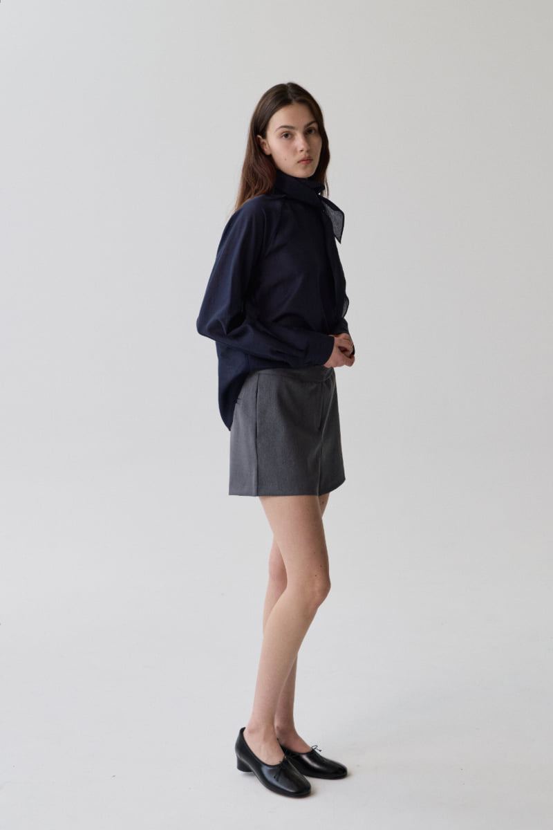 Understanding - Korean Women Fashion - #momslook - Tencel Scarf Blouse - 4