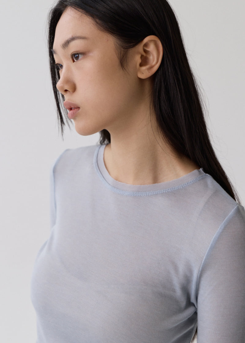 Understanding - Korean Women Fashion - #womensfashion - Pastel Raw Edge Tee - 3