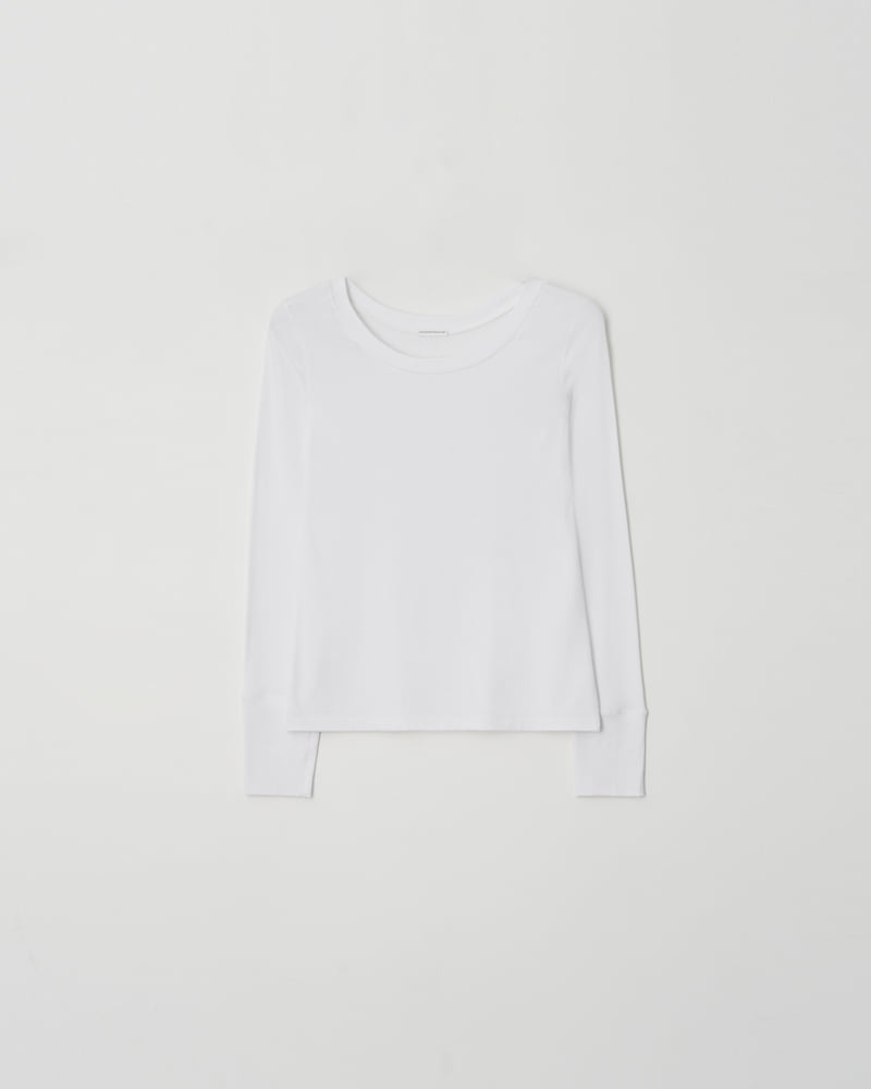 Understanding - Korean Women Fashion - #momslook - Essential Round Tee - 4
