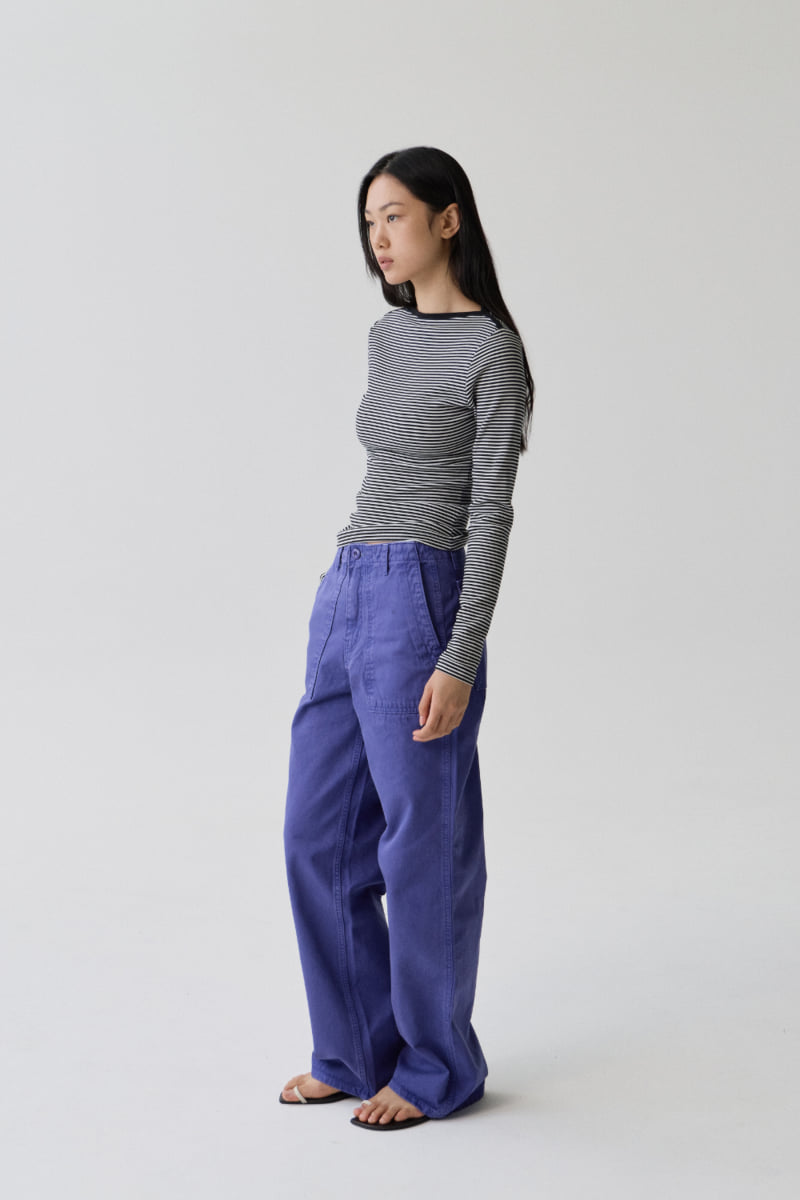 Understanding - Korean Women Fashion - #momslook - Off-Dyed Denim Pants - 4