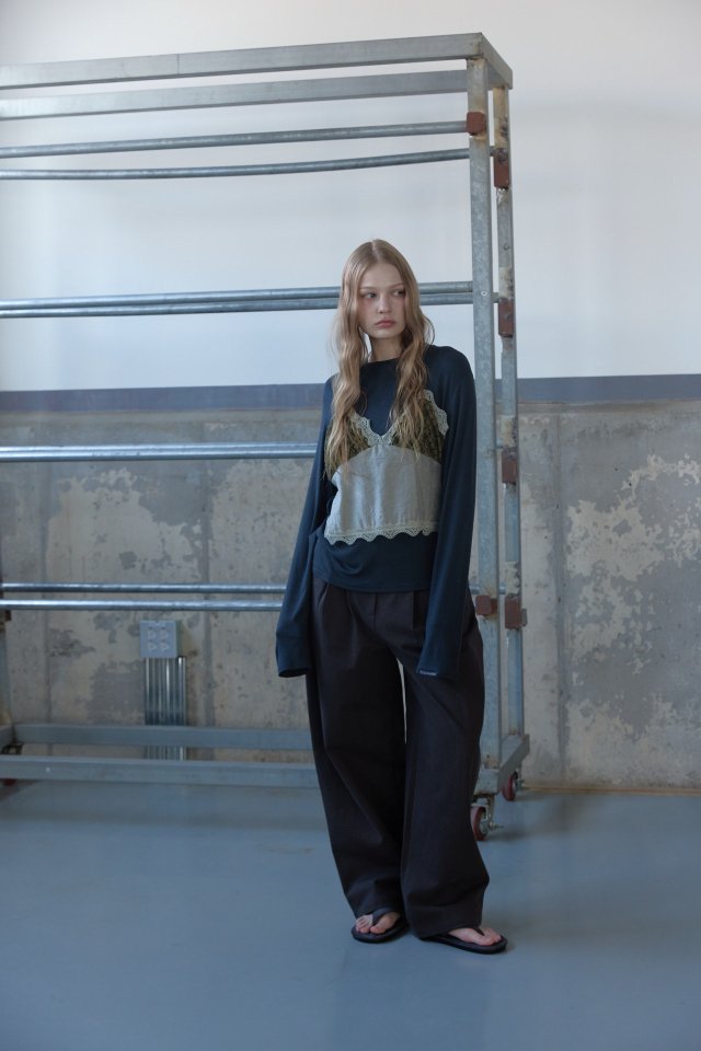 Uoov - Korean Women Fashion - #momslook - Layered Slip Tee - 10