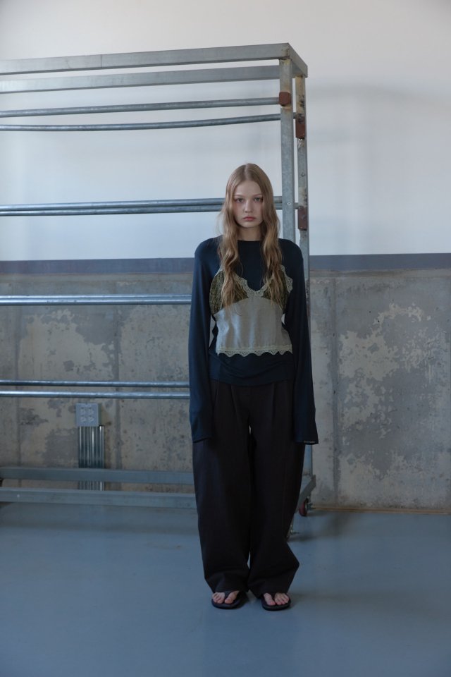 Uoov - Korean Women Fashion - #momslook - Layered Slip Tee - 9