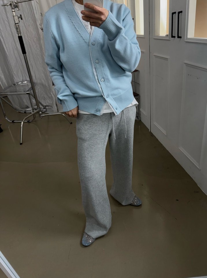 Uoov - Korean Women Fashion - #momslook - Combi Cardigan - 2