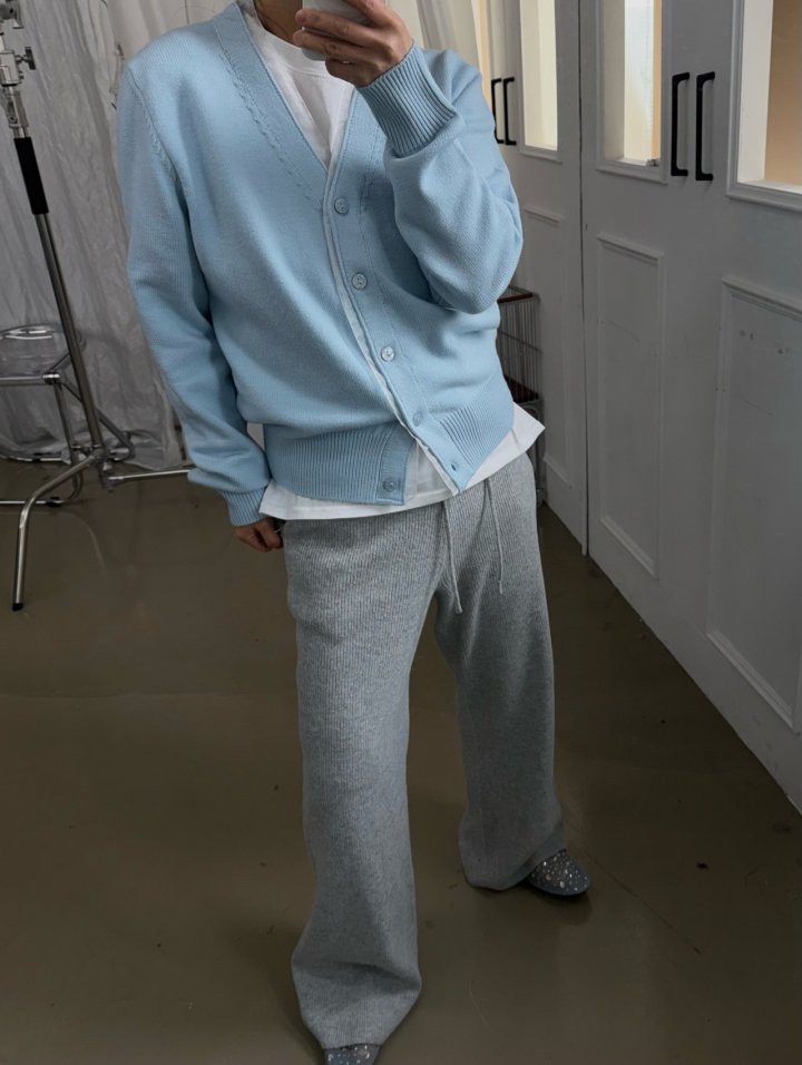 Uoov - Korean Women Fashion - #momslook - Combi Cardigan - 3
