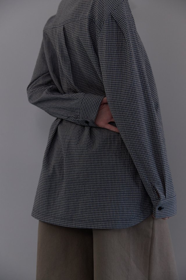 Uoov - Korean Women Fashion - #momslook - Roel Check Shirt - 10