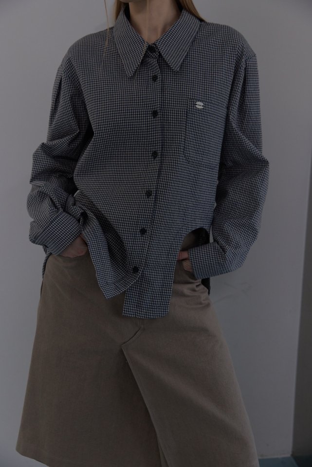 Uoov - Korean Women Fashion - #momslook - Roel Check Shirt - 8