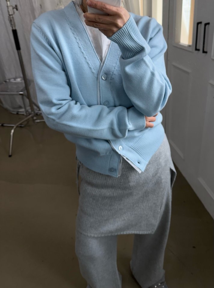 Uoov - Korean Women Fashion - #pursuepretty - Combi Cardigan - 7