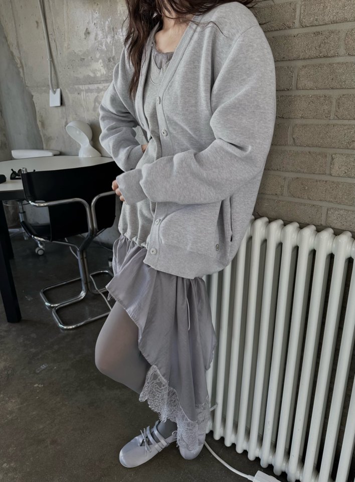 Uoov - Korean Women Fashion - #romanticstyle - New Heel Cardigan - 7
