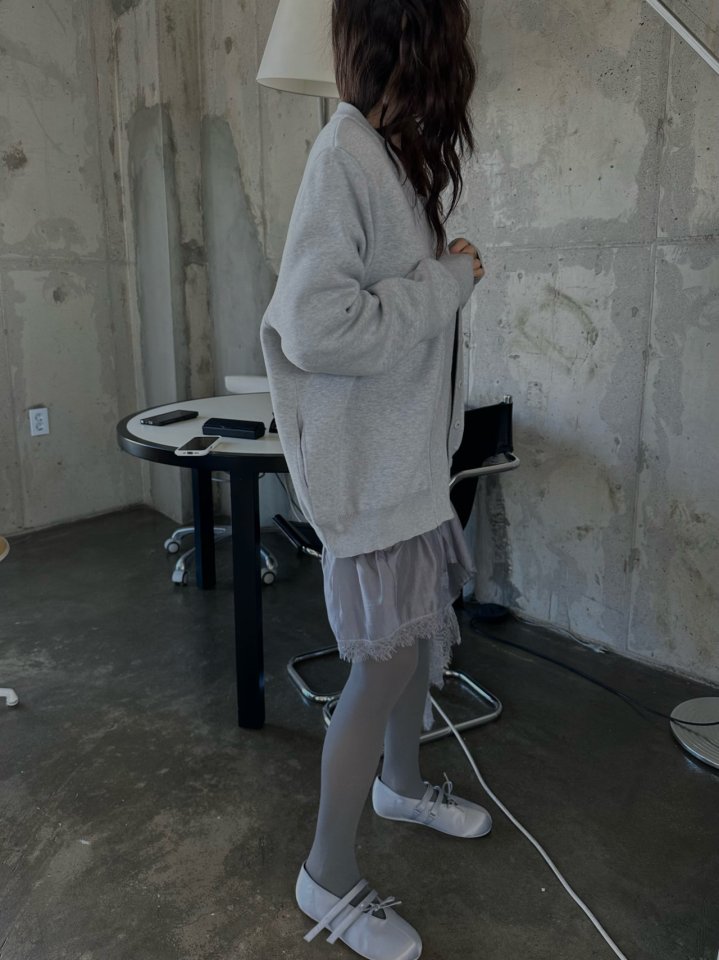 Uoov - Korean Women Fashion - #vintageinspired - New Heel Cardigan - 4