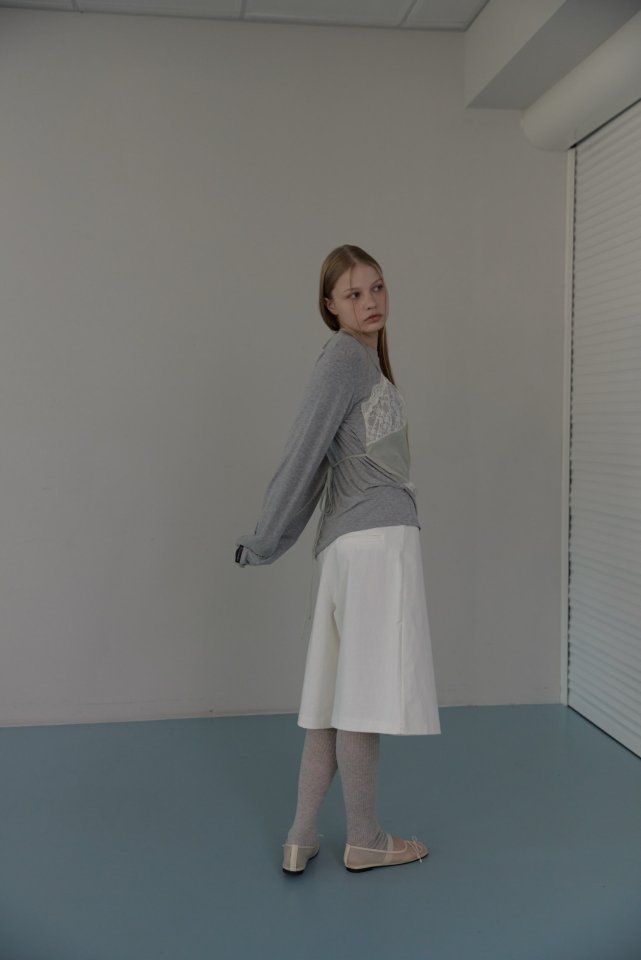 Uoov - Korean Women Fashion - #womensfashion - Layered Slip Tee - 5