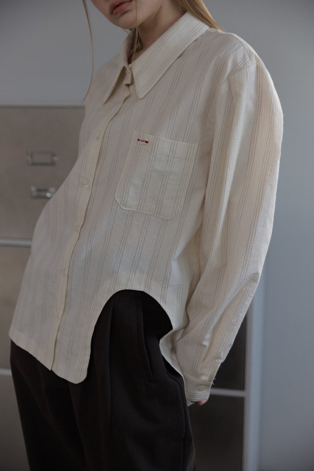Uoov - Korean Women Fashion - #womensfashion - Roel Stripe Shirt - 10