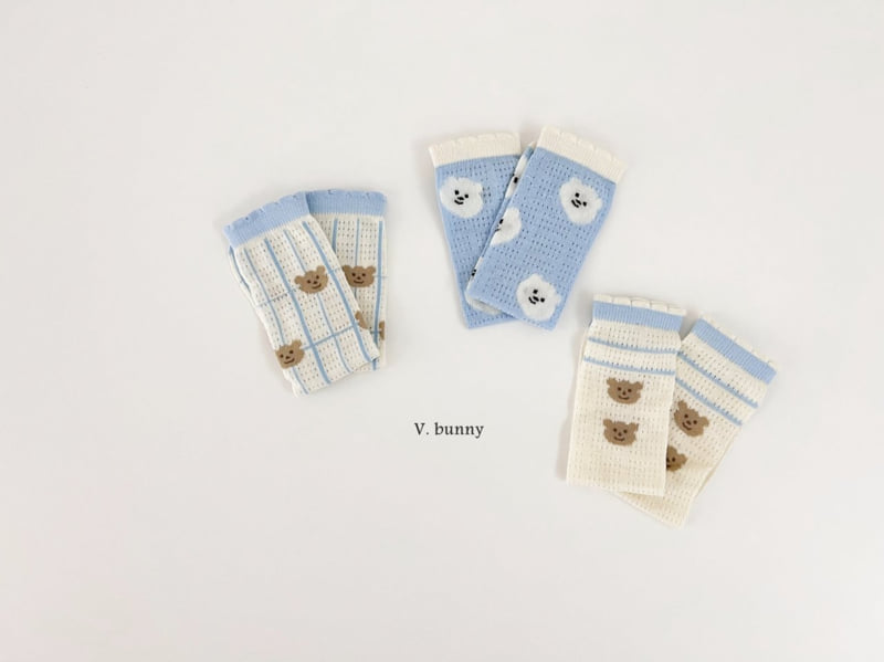 V Bunny - Korean Children Fashion - #Kfashion4kids - Cloud Bear Socks Set - 2