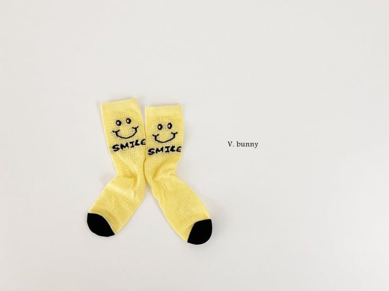 V Bunny - Korean Children Fashion - #childrensboutique - Smile Socks Set - 4