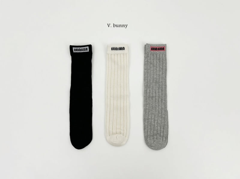 V Bunny - Korean Children Fashion - #fashionkids - Minmin Socks Set