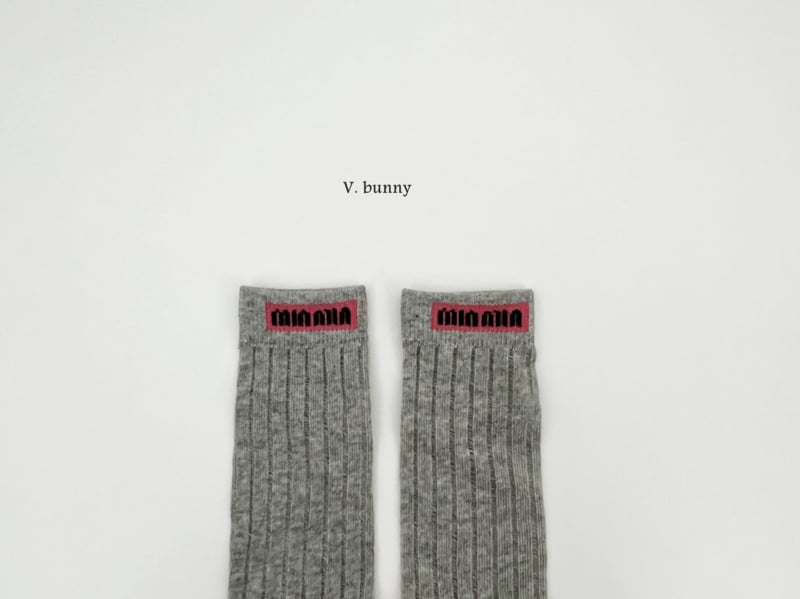 V Bunny - Korean Children Fashion - #minifashionista - Minmin Socks Set - 8