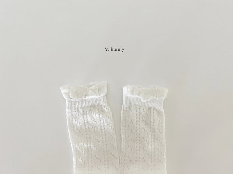 V Bunny - Korean Children Fashion - #toddlerclothing - Flower Line Socks Set - 11