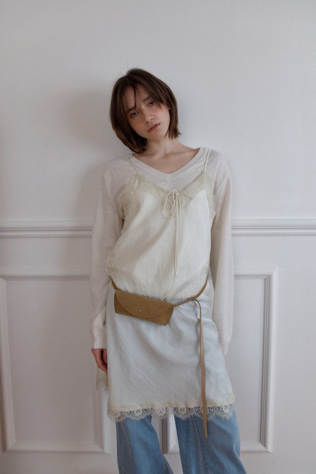 Wearableremake - Korean Women Fashion - #momslook - Lace Slip One-piece - 6