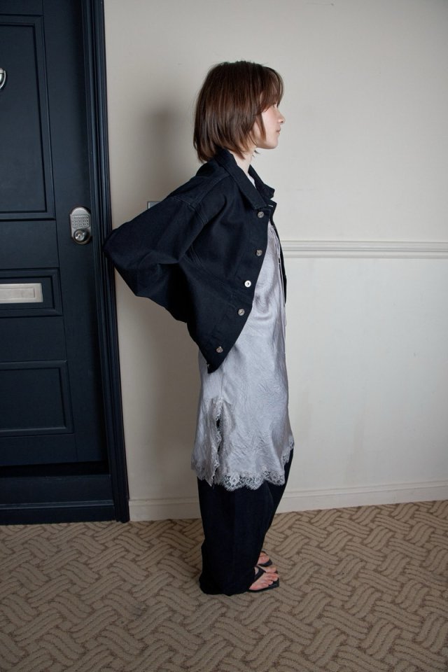 Wearableremake - Korean Women Fashion - #momslook - Buffet Denim Jacket - 11