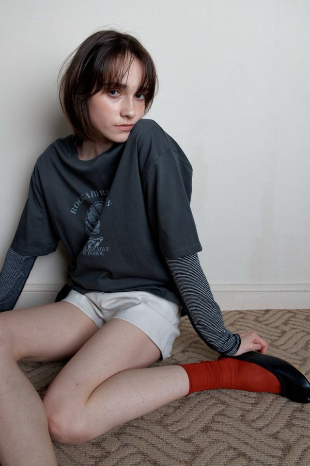 Wearableremake - Korean Women Fashion - #momslook - Reversible Stripe Tee - 9