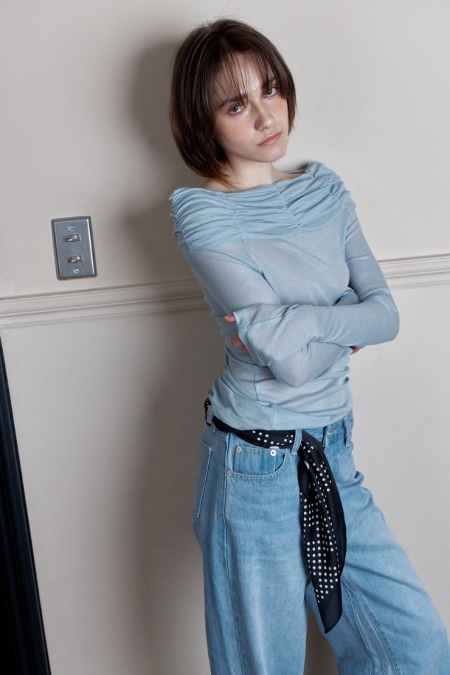Wearableremake - Korean Women Fashion - #momslook - Lowell Off-Shoulder Tee - 9