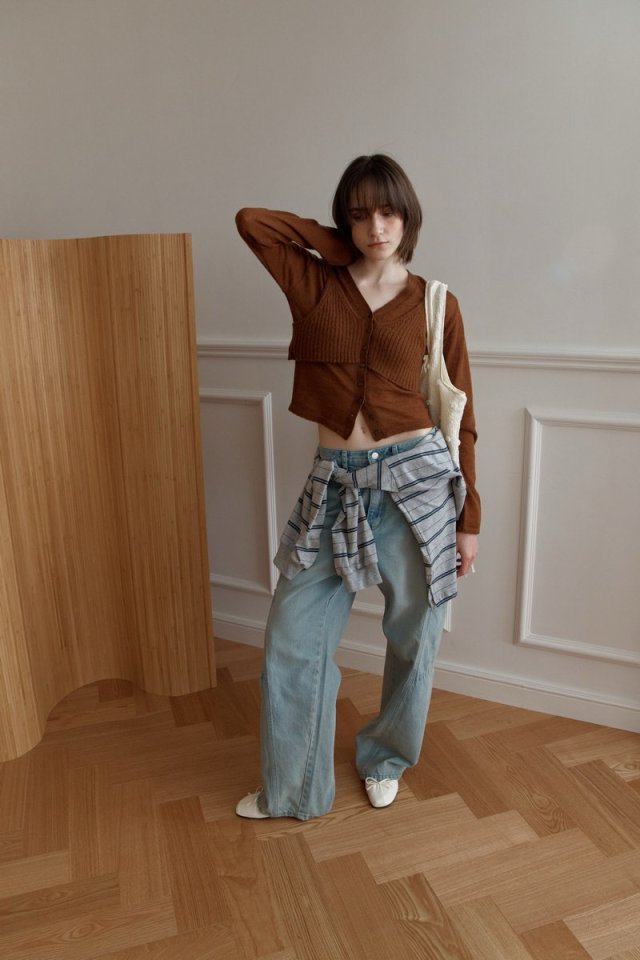 Wearableremake - Korean Women Fashion - #momslook - See-Through Cardigan - 11