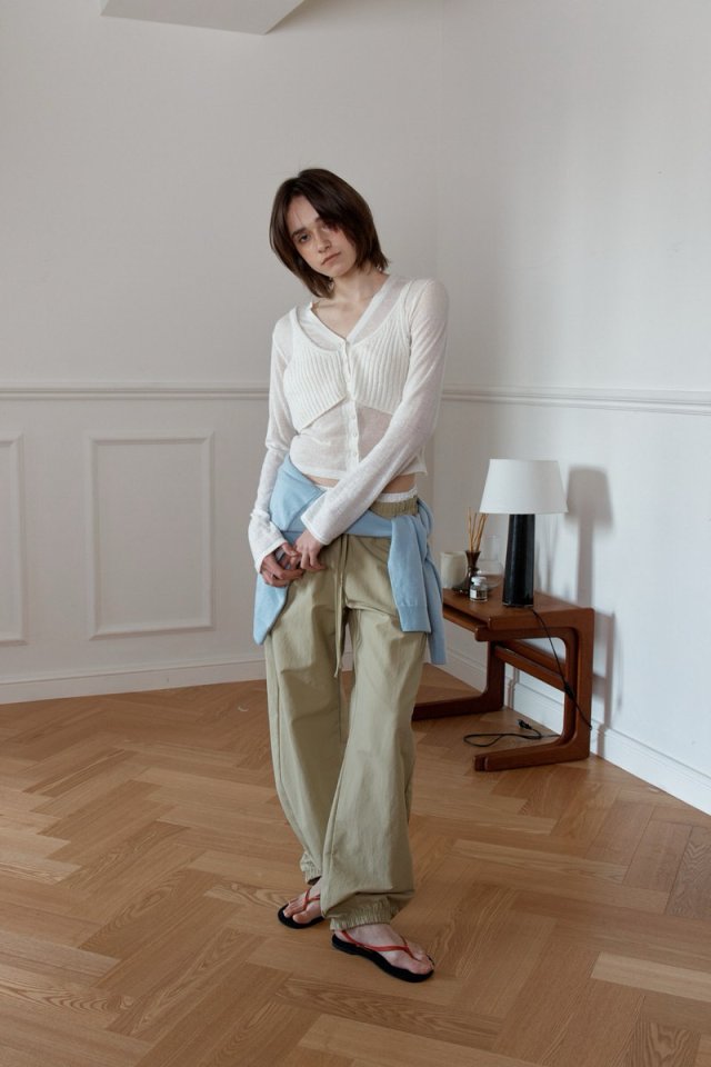 Wearableremake - Korean Women Fashion - #momslook - See-Through Cardigan - 5