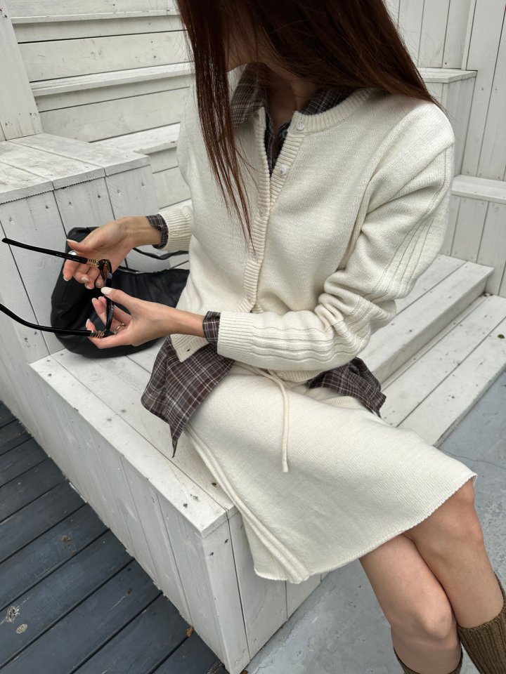 Wearableremake - Korean Women Fashion - #pursuepretty - Rubber Cardigan - 5