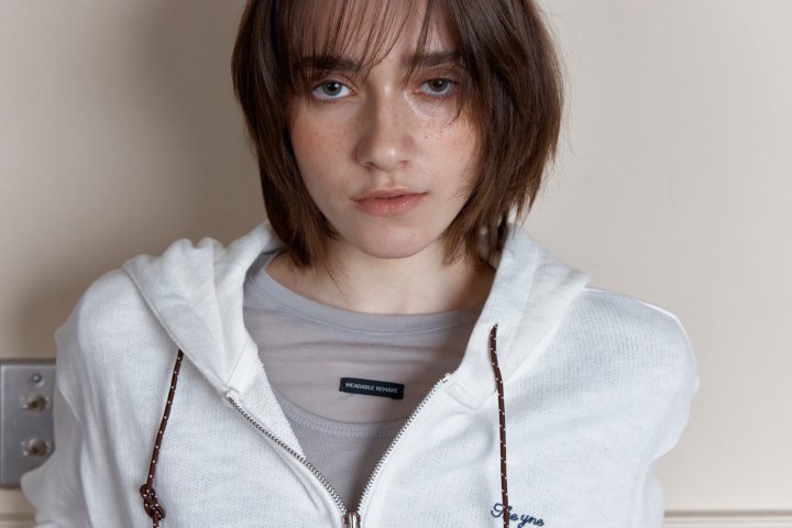 Wearableremake - Korean Women Fashion - #thatsdarling - Y Hoodie Zip-Up - 7
