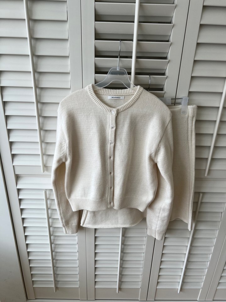 Wearableremake - Korean Women Fashion - #vintageinspired - Rubber Cardigan - 3