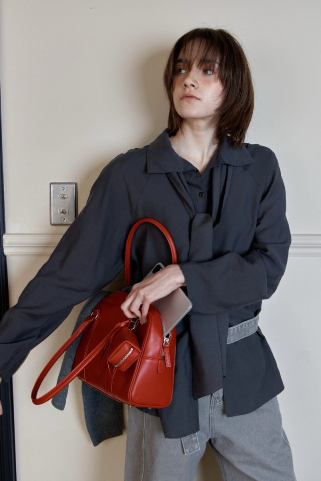 Wearableremake - Korean Women Fashion - #womensfashion - High-Neck Tie Shirt - 12