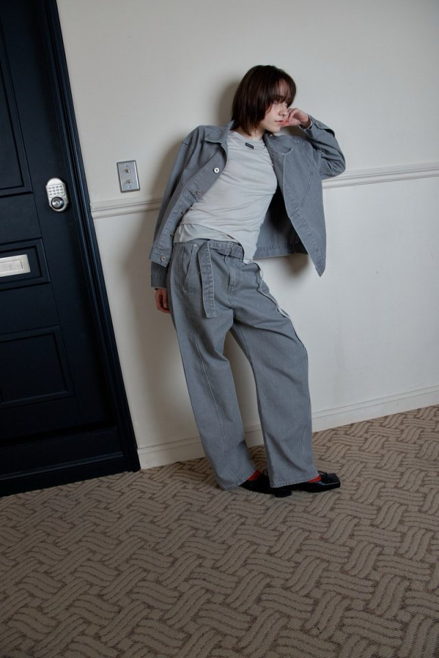 Wearableremake - Korean Women Fashion - #womensfashion - Buffet Denim Pants - 5