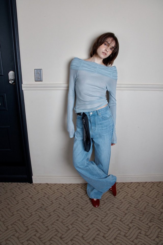 Wearableremake - Korean Women Fashion - #womensfashion - Lowell Off-Shoulder Tee - 8