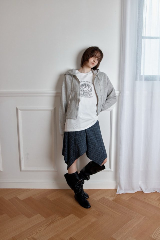 Wearableremake - Korean Women Fashion - #womensfashion - Y Hoodie Zip-Up - 12
