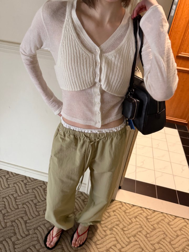 Wearableremake - Korean Women Fashion - #womensfashion - See-Through Cardigan - 6