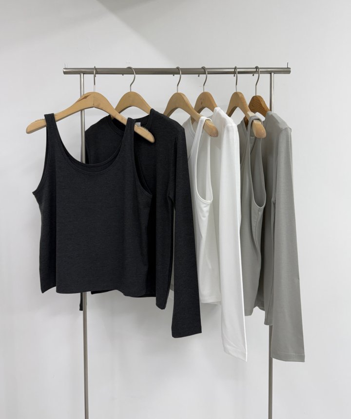Yikho - Korean Women Fashion - #momslook - Mild Sleeveless - 6