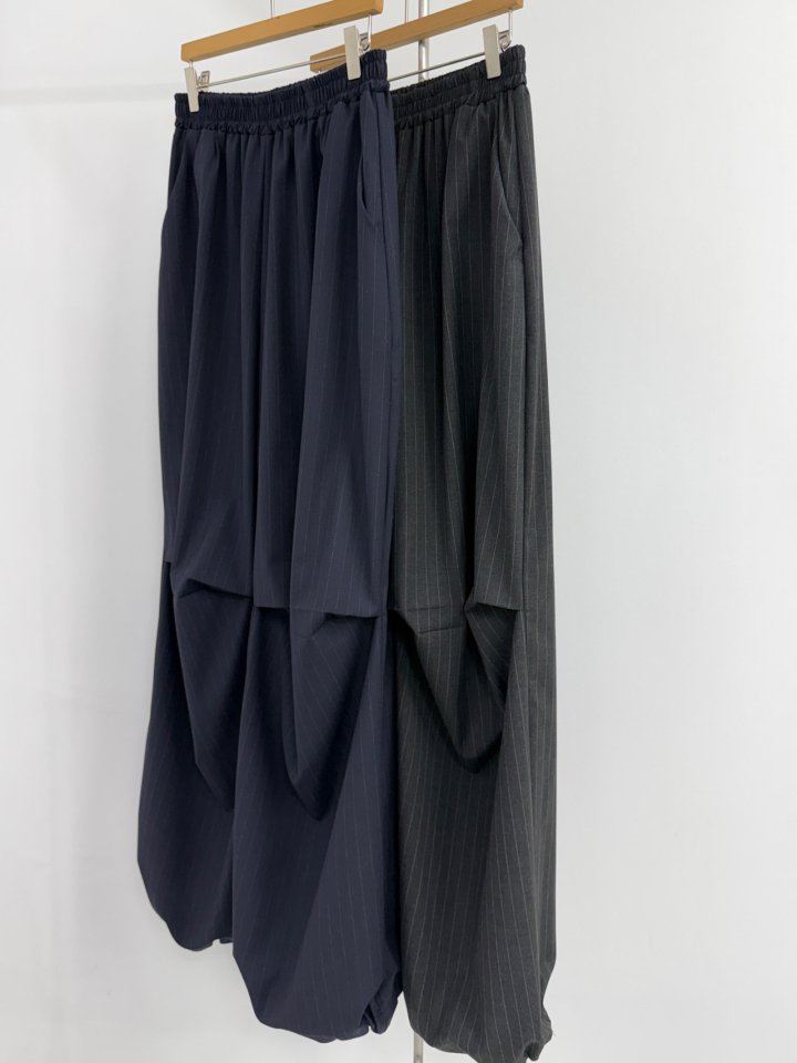 Yikho - Korean Women Fashion - #momslook - Stripe Pants - 3