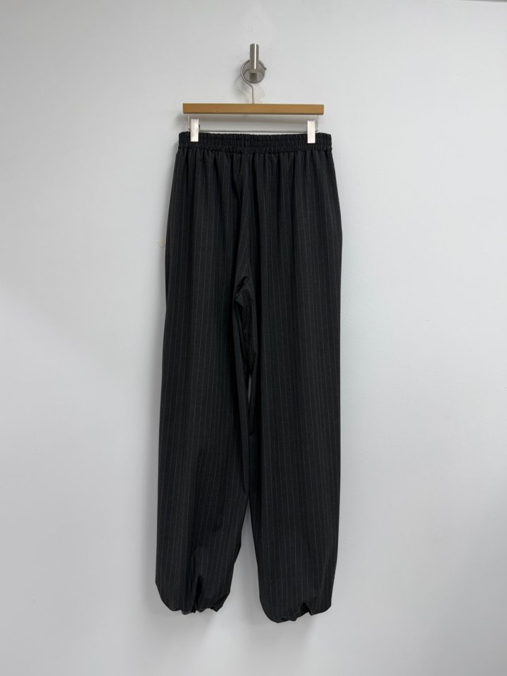 Yikho - Korean Women Fashion - #momslook - Stripe Pants - 7