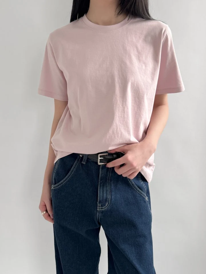 Yikho - Korean Women Fashion - #momslook - Kuho Short-Sleeve Tee - 3