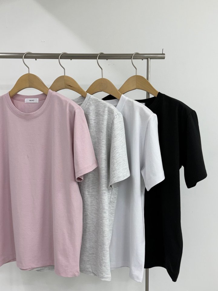 Yikho - Korean Women Fashion - #restrostyle - Kuho Short-Sleeve Tee - 12