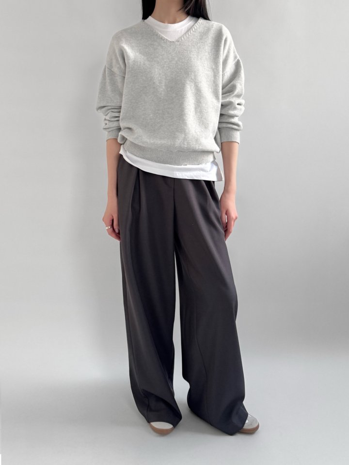 Yikho - Korean Women Fashion - #restrostyle - Herasi V Knit - 9