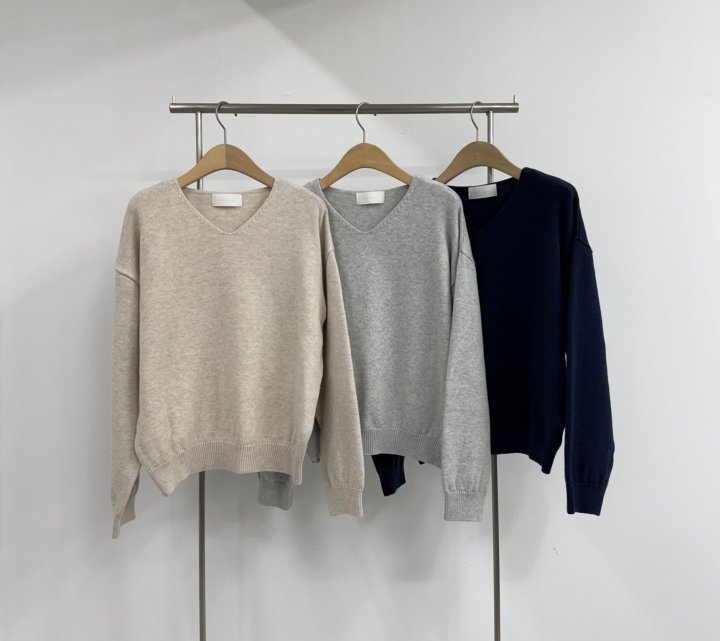 Yikho - Korean Women Fashion - #romanticstyle - Herasi V Knit - 10