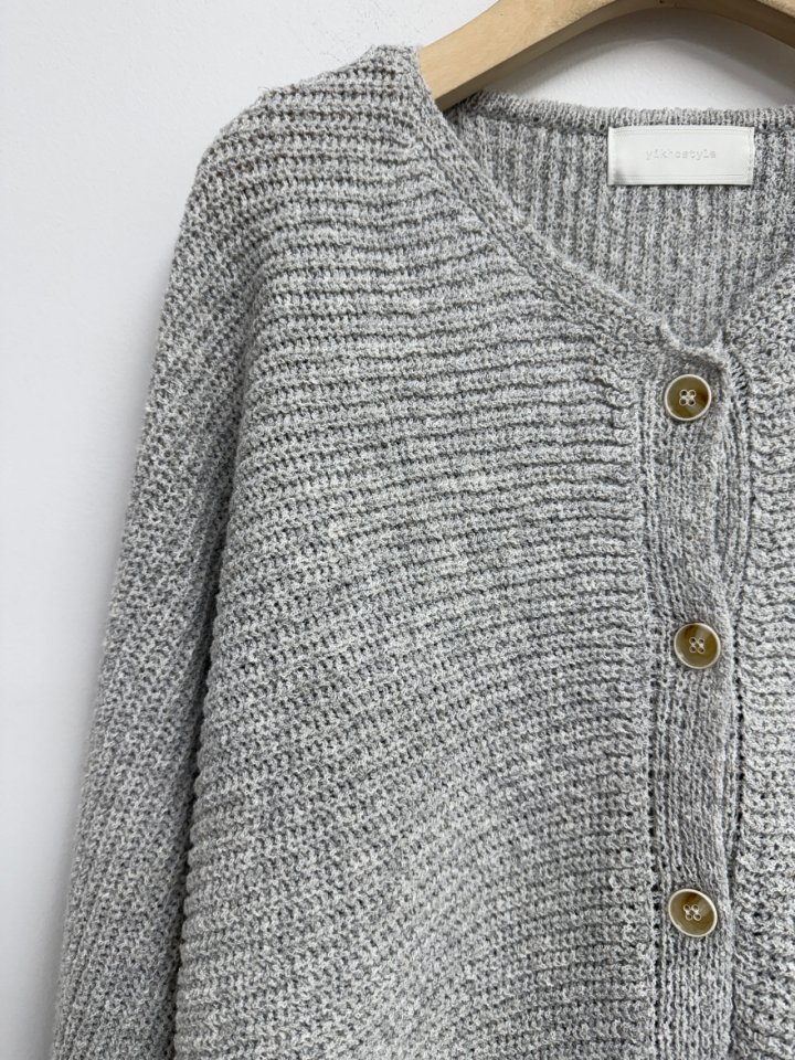 Yikho - Korean Women Fashion - #womensfashion - Acne Y Cardigan - 9