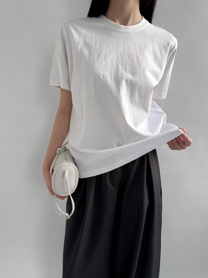 Yikho - Korean Women Fashion - #womensfashion - Kuho Short-Sleeve Tee - 8