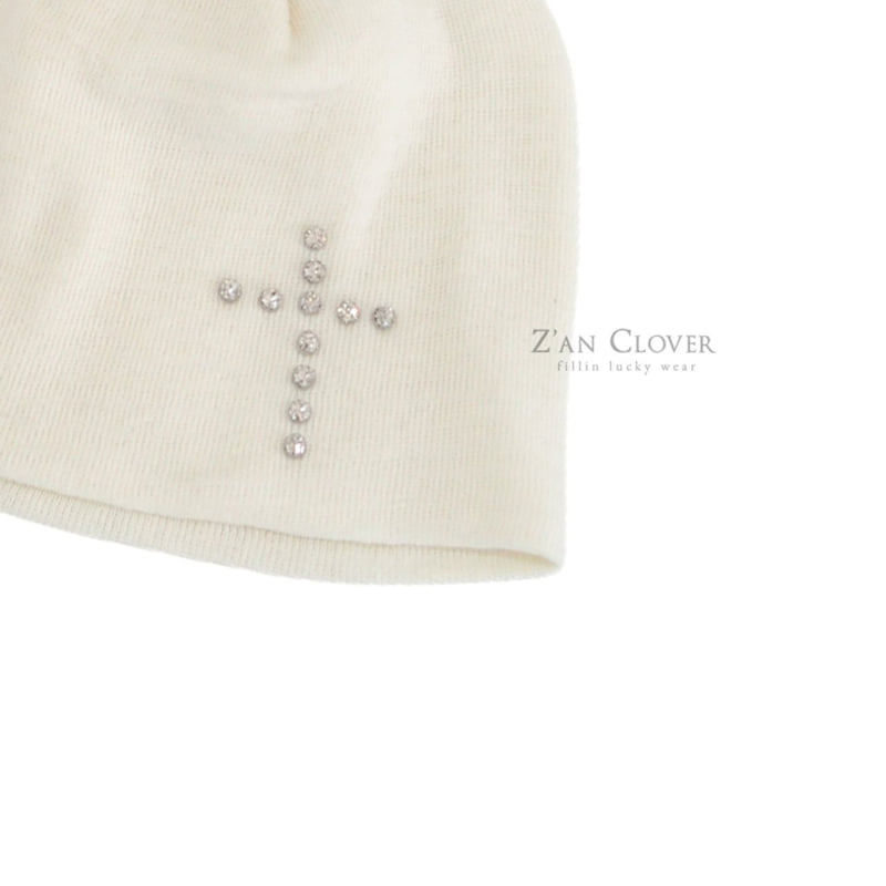 Zan Clover - Korean Children Fashion - #kidzfashiontrend - Cubic Cross Beanie - 4